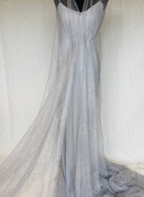 Load image into Gallery viewer, Embroidered Tulle and Knitted Metallic Voile - Glasgow Fabric Store
