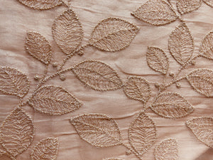Embroidered Silk Organza - Glasgow Fabric Store