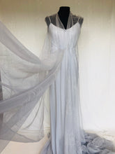 Load image into Gallery viewer, Embroidered Tulle and Knitted Metallic Voile - Glasgow Fabric Store
