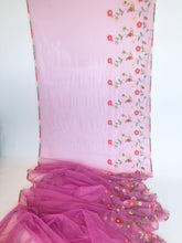 Load image into Gallery viewer, Embroidered Border Tulle - Glasgow Fabric Store
