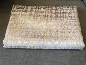 Extremely Rare Gold and Pink Jacquard Fabric - Glasgow Fabric Store